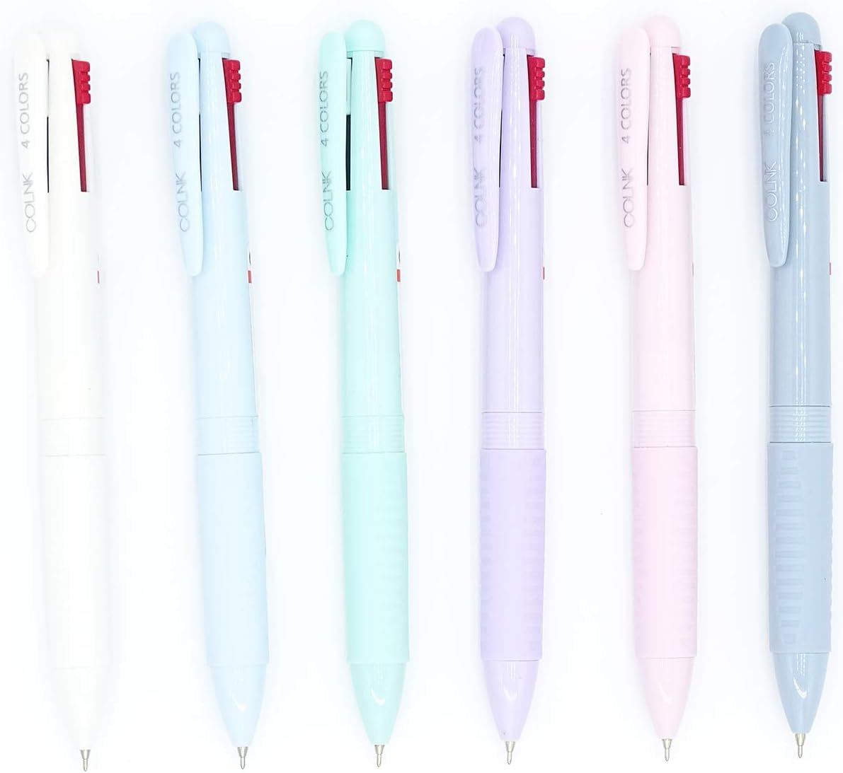 COLNK 6-Pack 4-color-in-1 Multicolor Pens